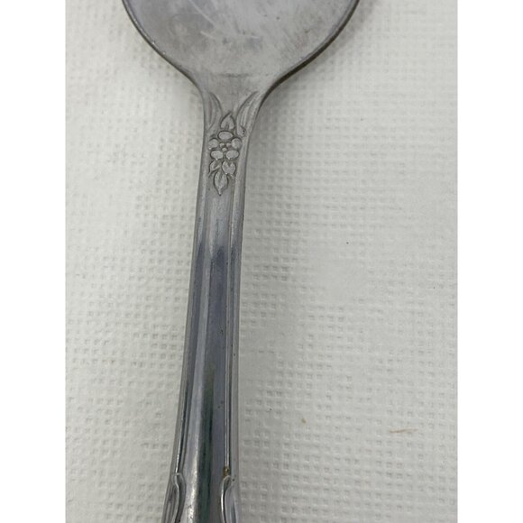 Lot of 8 Oneida FENWAY Dream Glossy Stainless Teaspoons 6" Wm A Rogers Vintage - Picture 6 of 9